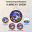 Vitrail 12 "H Autumn Moon