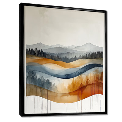 Nykiria Bold Mountain Landscape In Autumn III - Mountains Wall Art Decor