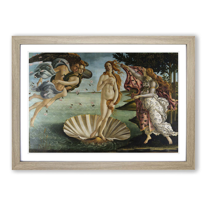Sandro Botticelli - Single Picture Frame Painting, Oak