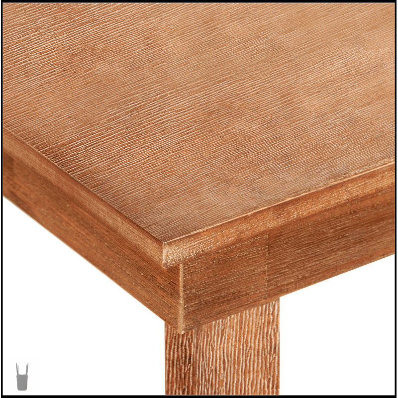 Ensemble de salle à manger à hauteur de comptoir 5 pièces avec table en bois massif et quatre chaises confortables, parfaites pour un décor rustique et minimaliste.