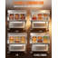 Chauffe-plats en acier inoxydable avec casseroles et tablettes