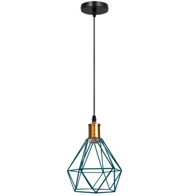Braylene 1 - Light Black/Gold Single Pendant