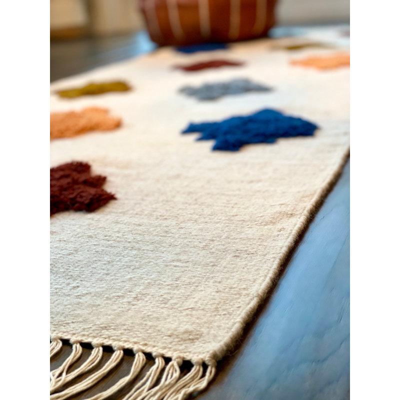 Tapis texturé à losanges, Rectangle 2 pi 4 po x 4 pi 7 po