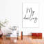 «My Darling», reproduction d'art textuel-52841320-52841322-52841324