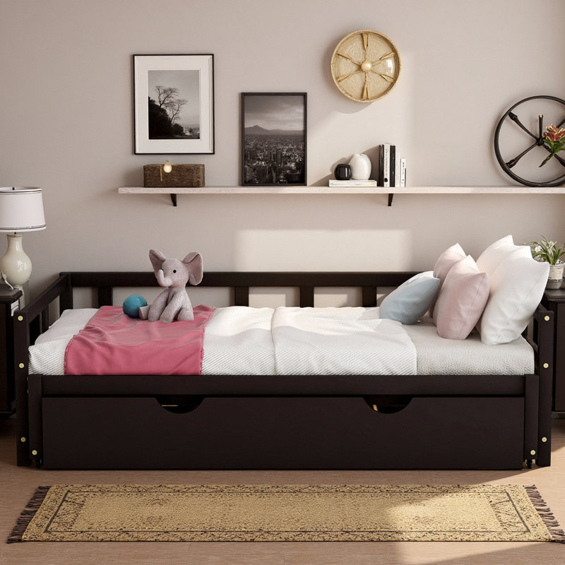 Extending Daybed with Pull-Out Trundle – Twin to King Conversion & Space-Smart Design, Espresso