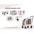 EchoSmile Pink Folding Pet Stroller with All-Terrain Wheels