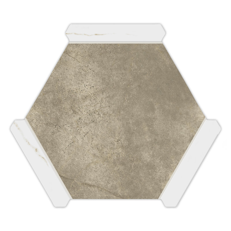 Marcotto 8.63 in. x 9.88 in. Glazed Porcelain Tile