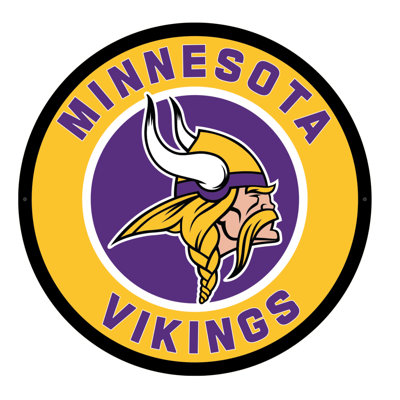 NFL LED Round Lighted Wall Sign