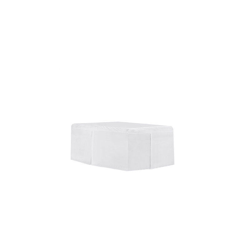 Jupe de lit sur mesure, Blanc