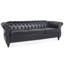 Canapé Chesterfield à accoudoirs roulés 3 places 84,65 po pour salon