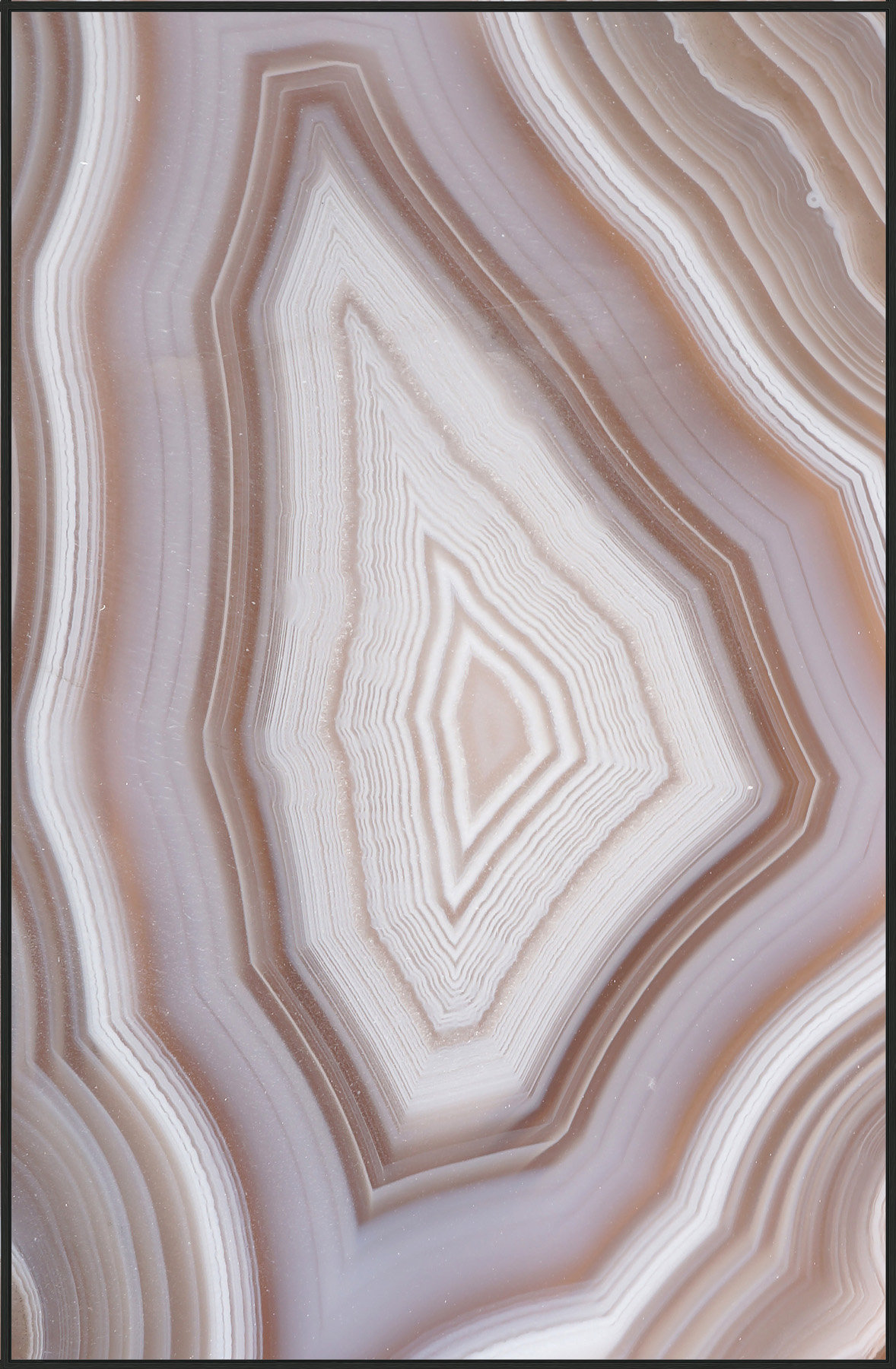 Wendover Art Group Translucent Agate 3 by Thom Filicia - Floater Frame ...