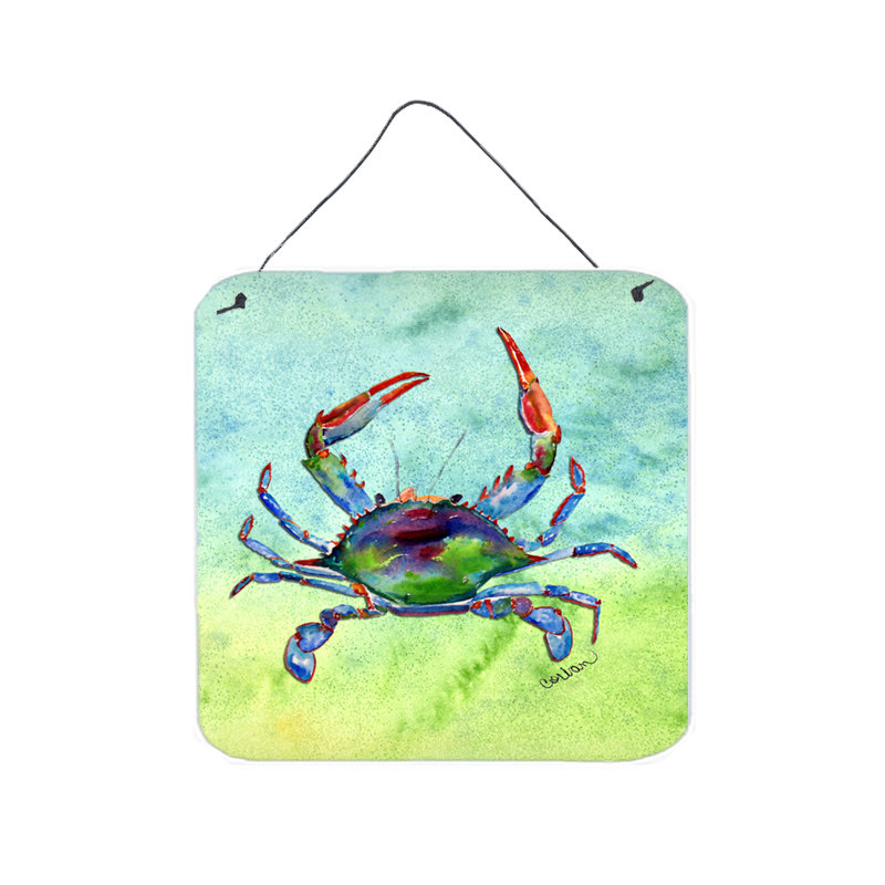 « crabe »-impression sans cadre sur métal