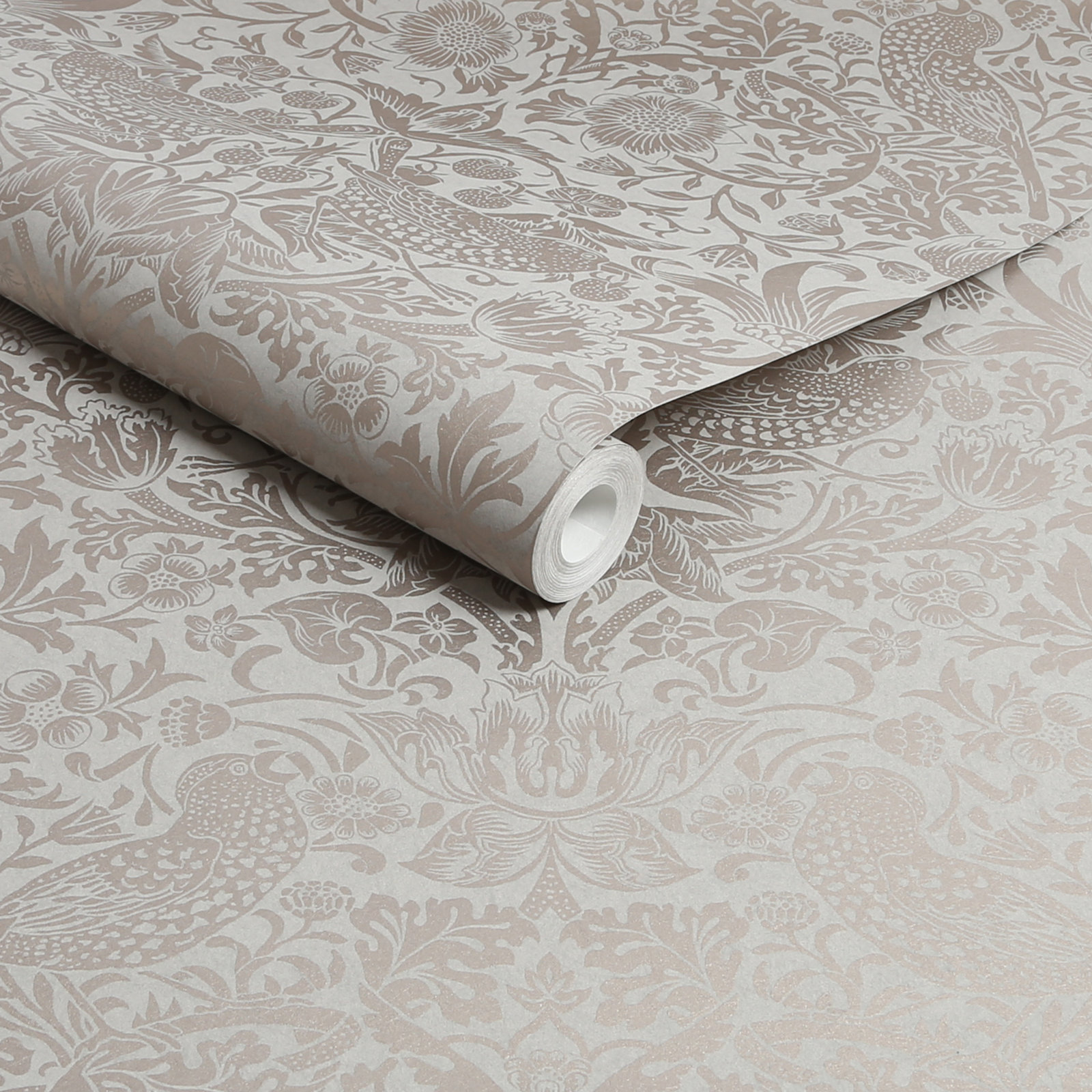 Floral Wallpaper, Fibrous Neutral