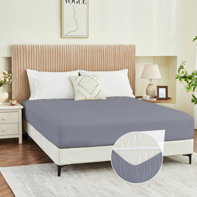 Sunflower Brushed Microfiber Fitted Sheet Only With Straps Fits Up To 14