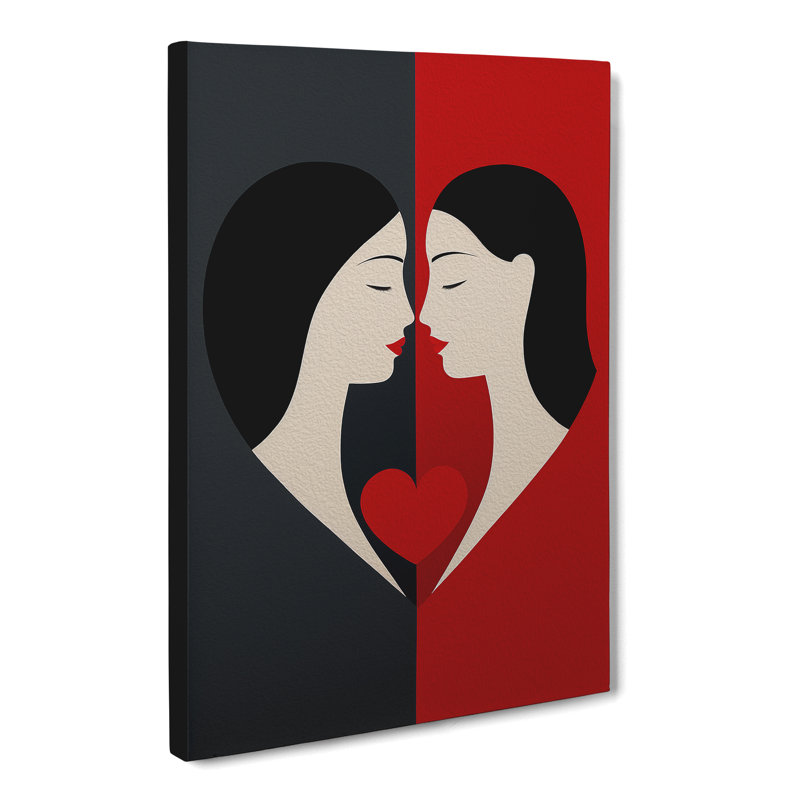 Modern Wall Art - Wrapped Canvas, 60cm H x 40cm W x 3cm D