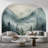 Misty Pine Mountainscape-376497025