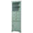 Green Triangle Tall Cabinet With 3 Drawers And Adjustable Shelves For Bathroom-1369310727