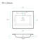 Plateau de meuble-lavabo simple 25 po Voltaire-46724629