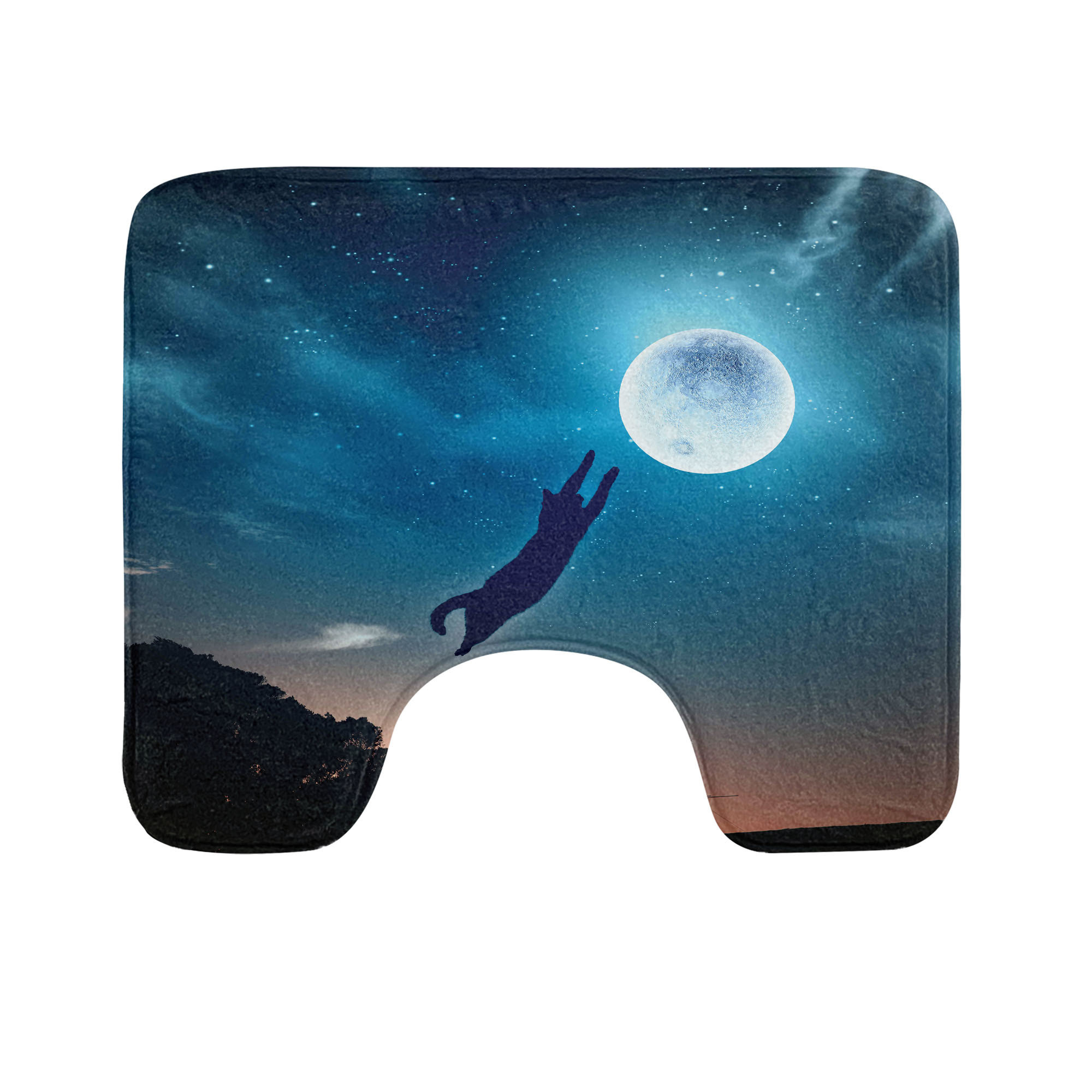 Breakwater Bay Humor Toilet Mat U-Shape Bathroom Rug 20