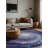 Machine Washable Purple Area Rug-919360862
