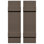 Builders Edge, volets standard à quatre planches jointes (2 lattes), planche-n-latte, comprend des pointes d'installation assorties (par paire)