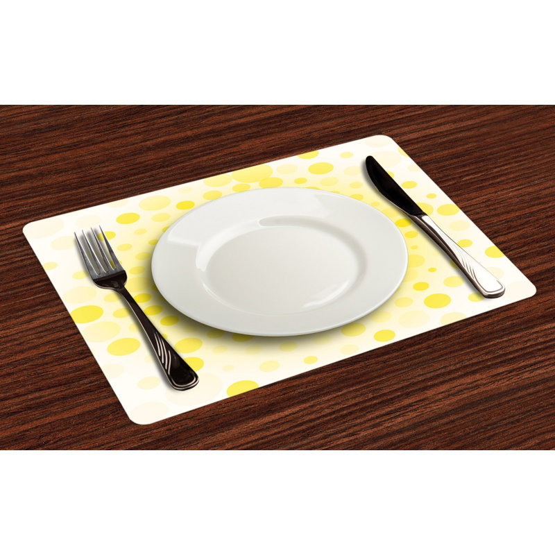 Polyester Abstract Rectangle Placemat