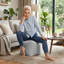  Repose-pieds pouf carré Moseley 16 po, hydrofuge-102741149