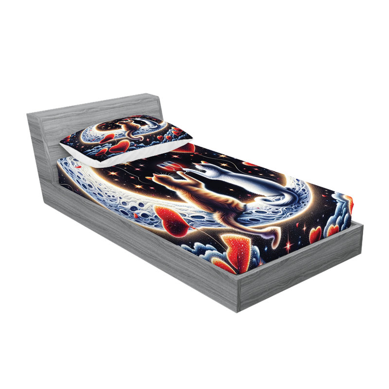 Ensemble de draps en microfibre pour chambre d'amis, Simple