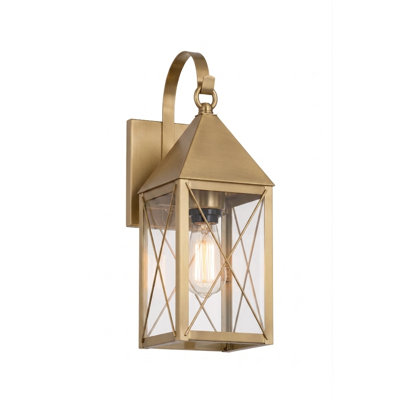 Brass Traditions - Ashford - 1 lumière - 17 pouces - Laiton antique - Laiton massif - Applique murale