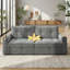 Canapé-lit 73 po en velours côtelé-306043342