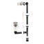 Baignoire en alcôve en acrylique blanc brillant avec drain externe 60 po x 30 po Streamline-101699504