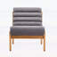 Fauteuil d'appoint Fluffy avec structure en bois, parfait pour des sièges confortables et élégants-2113703302
