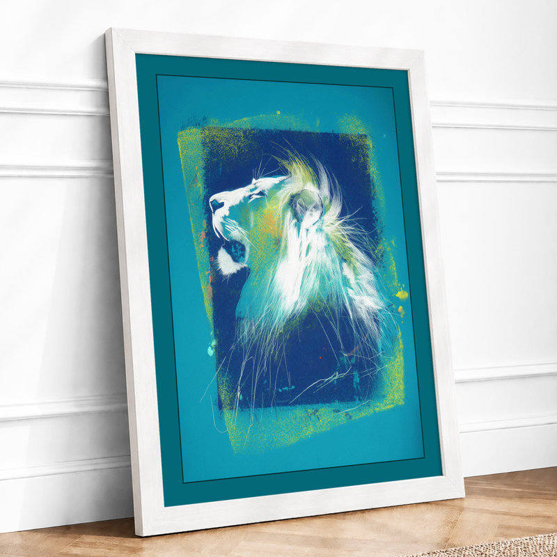 Luminous Howl Modern - Print, A4 - 29.7 x 21.0 cm, White