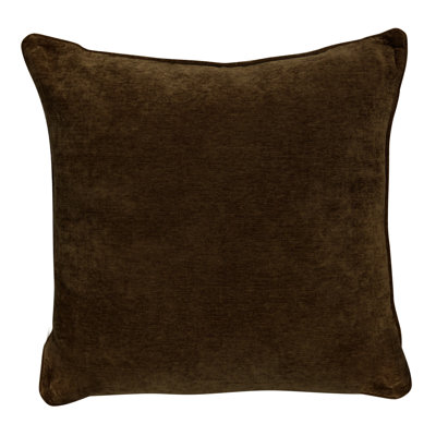 Crushed Velvet Pillow - Deep Espresso - 24" x 24"