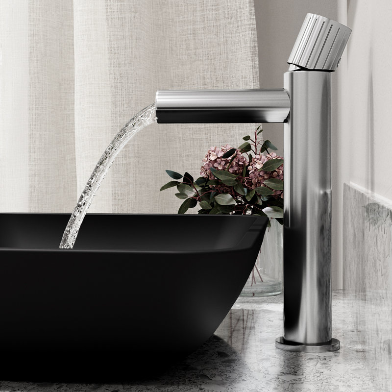 Ashford 11" H Single Handle Vessel Sink Bathroom Faucet, Chrome
