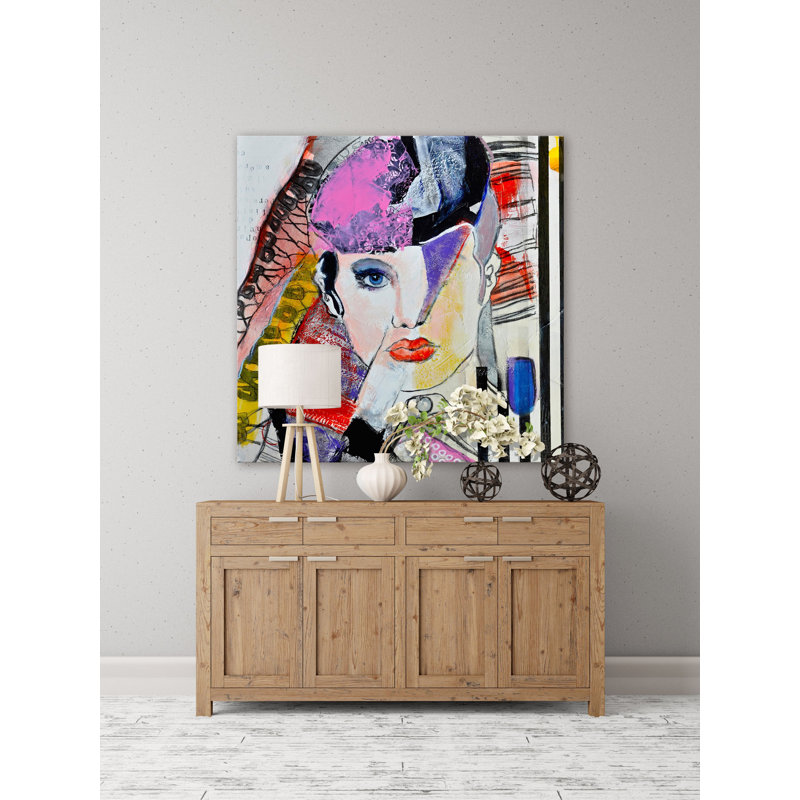 "Upside Down Inside Out II", reproduction sur toile tendue, H 40 po x l 40 po x P 1,5 po