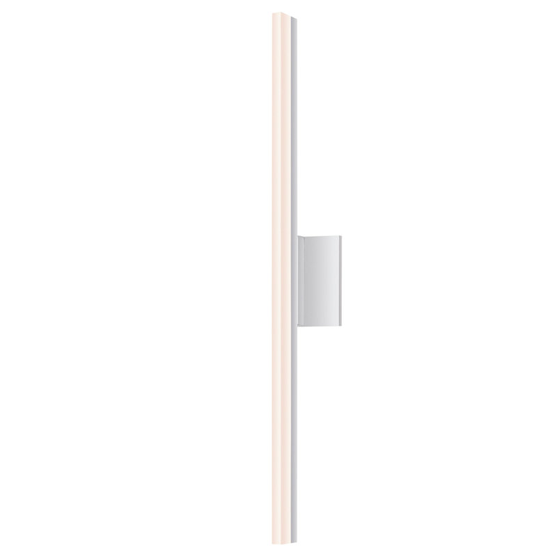 Éclairage pour salle de bain 1 lumière DEL Venango, Aluminium satiné brillant, Oui