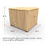 Housse pour table d'extérieur / repose-pieds Eduardo-75508914