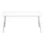 Coffee Table, Accent, Cocktail, Rectangular, Living Room, 40"L, White Laminate, Metal, Contemporary, Modern-80771033