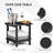 Maynerd 24'' W HDPE Double-Tier Weather-Resistant Patio Side Table-1272353112