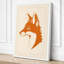 Fox Profile Graphic Art - Wrapped Canvas-236742208-236742218