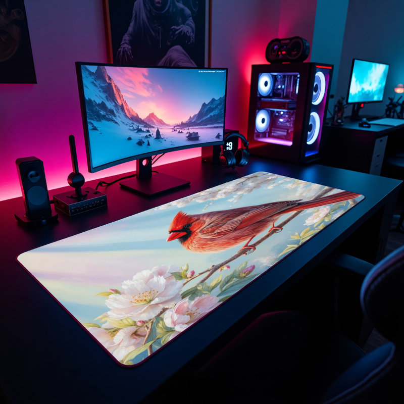 Polyester Desk Pad, 31.5x15.5