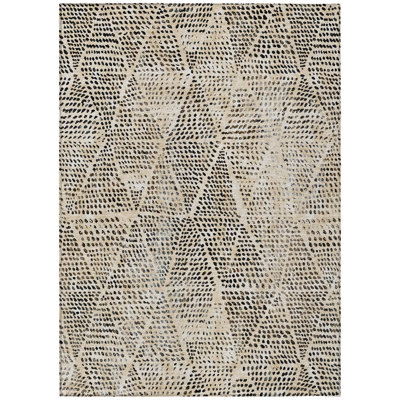 Tapis intérieur lavable beige ivoire 5 pi x 8 pi