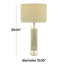 Lampe de table 29 po Crete-1413022573