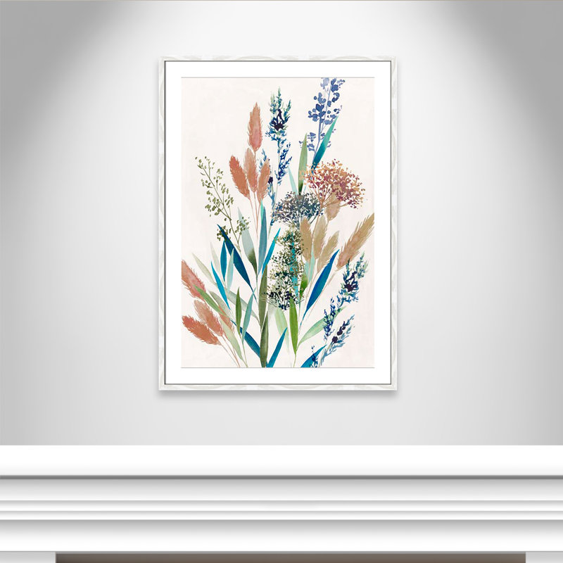«Pearls Of Perfection» par Casa Fine Arts, H 41,5 po x l 29,5 po x P 0,75 po, Cadre à grain de bois blanc