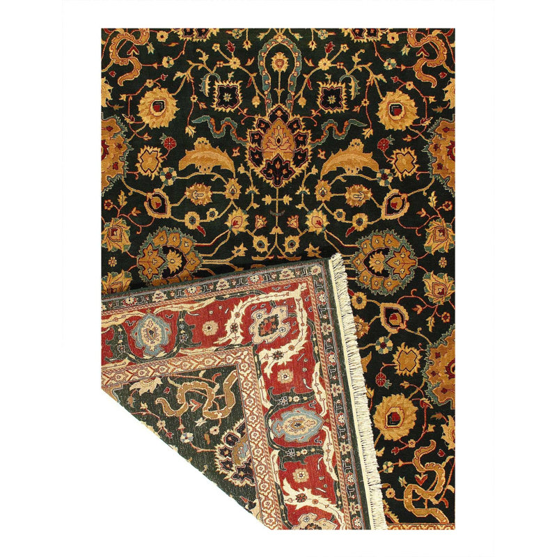 Oriental Area Rug in Green
