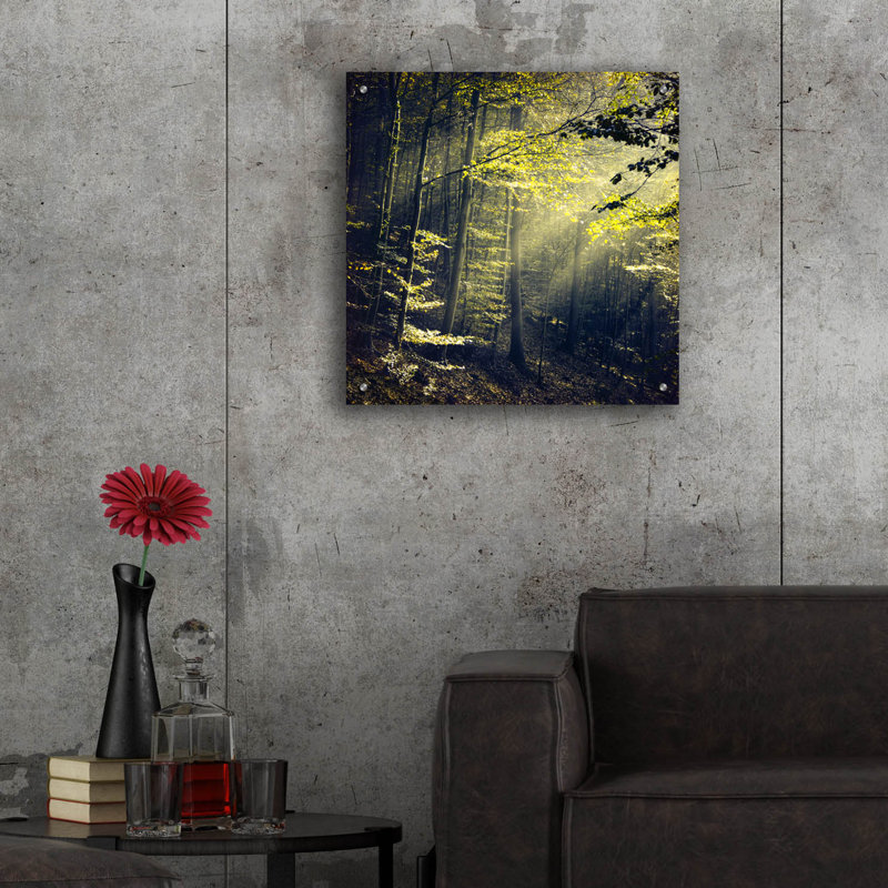 «Being There Revisité» par Dirk Wustengen, H 24 po x l 24 po x P 0,2 po