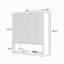 Meuble de salle de bain mural de 66 cm (26 pouces), meuble de rangement au-dessus des toilettes avec portes et étagère ouverte, solution de rangement mural polyvalente pour salle de bain, cuisine et buanderie.-959085642