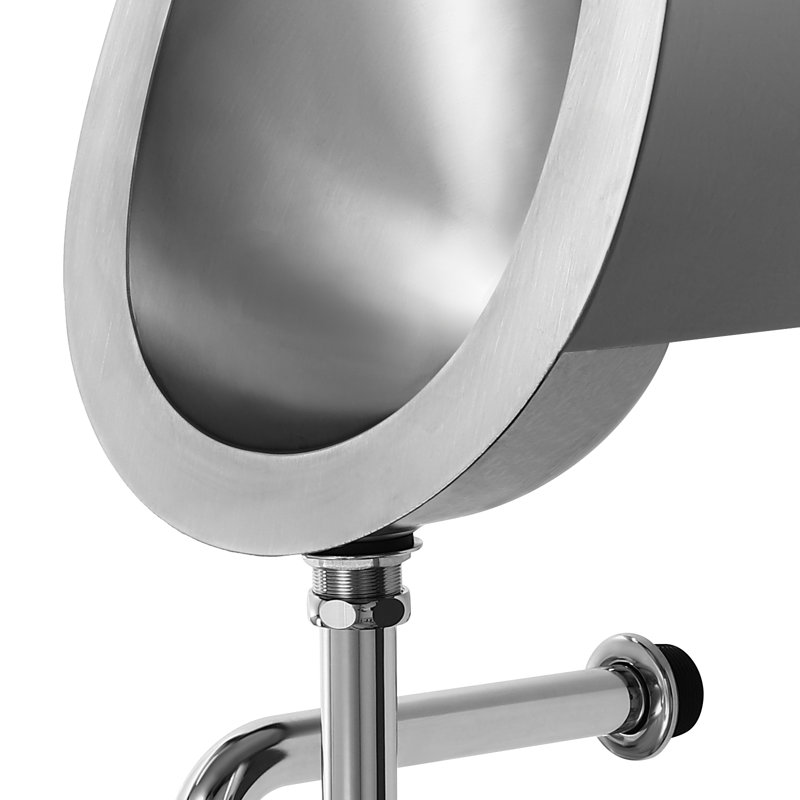 Stainless Automatic Wall Mounted Men's Bathroom Urinal Touchless