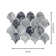 Seashell 14.63'' x 12.13'' Glass Fish Scale Mosaic Wall Tile